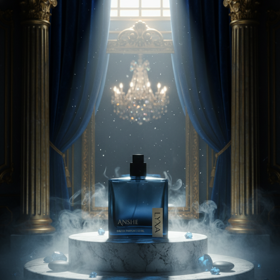 Anshe by Lyxa fragrance premium perfume available online India – long lasting luxury scent for gifting.