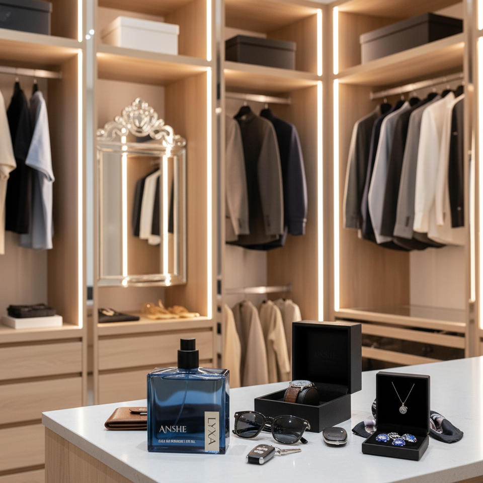 Anshe by Lyxa perfume for men – long lasting luxury fragrance, bold and modern scent profile.