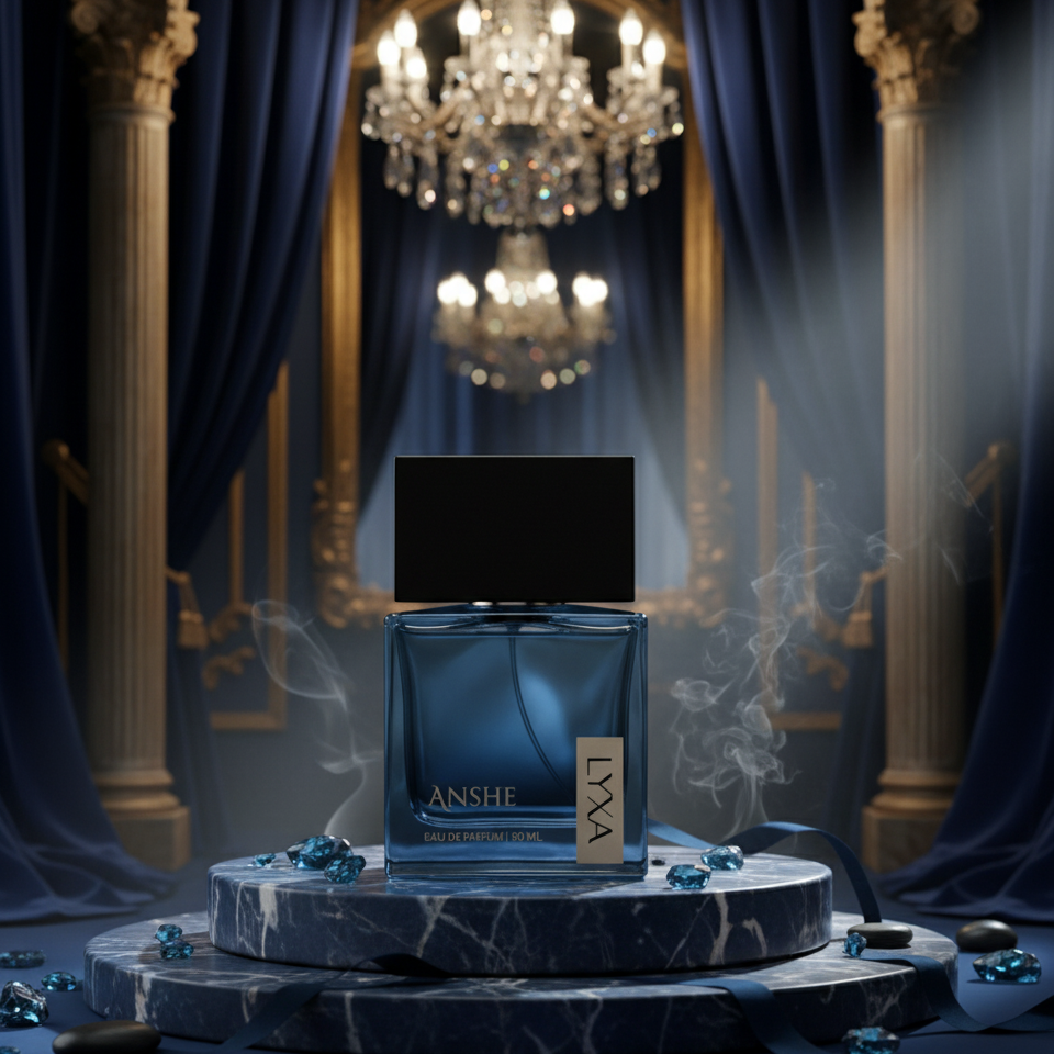 Anshe by Lyxa premium fragrance perfume – long lasting scent, perfect as a luxury gift for men and women.