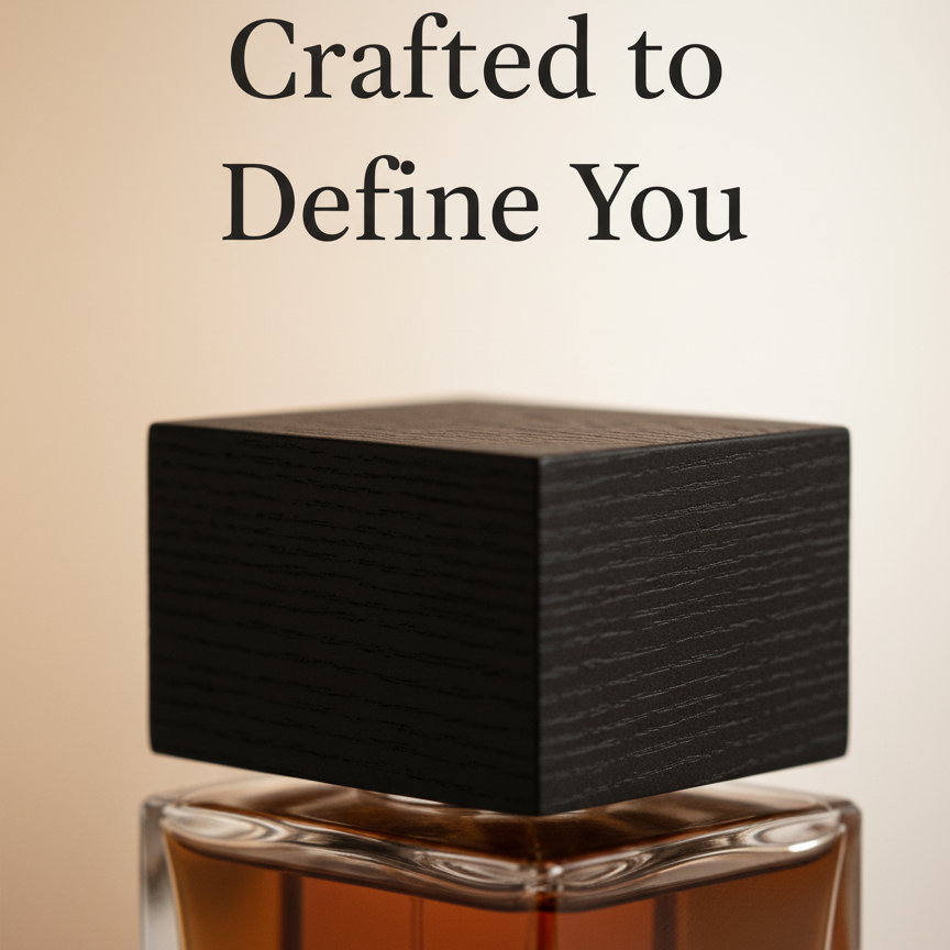 Close-up of Havyn perfume bottle with rich long lasting fragrance and premium glass design.