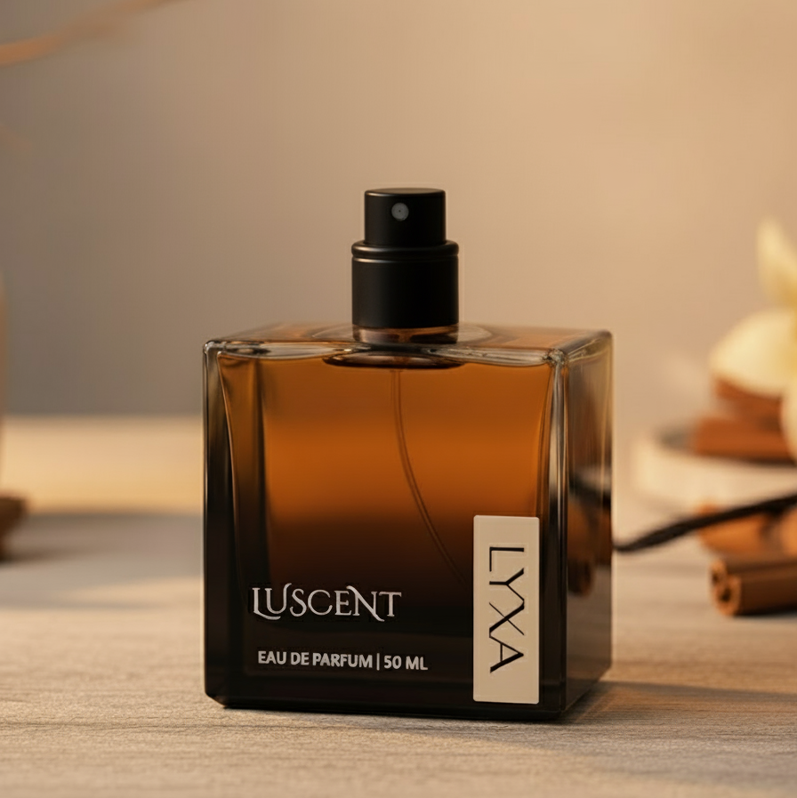 Luscent by Lyxa long lasting luxury perfume for men and women perfect for daily wear and gifting.