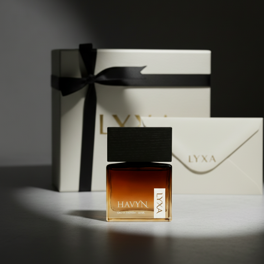 Lyxa Havyn long lasting luxury perfume bottle -  fresh aquatic signature scent for men and women