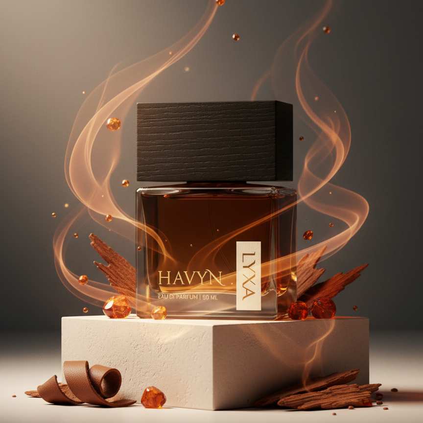 Lyxa Havyn Perfume Notes – Apple, Bergamot, Lemon, Watery Musk and Driftwood Long Lasting Scent