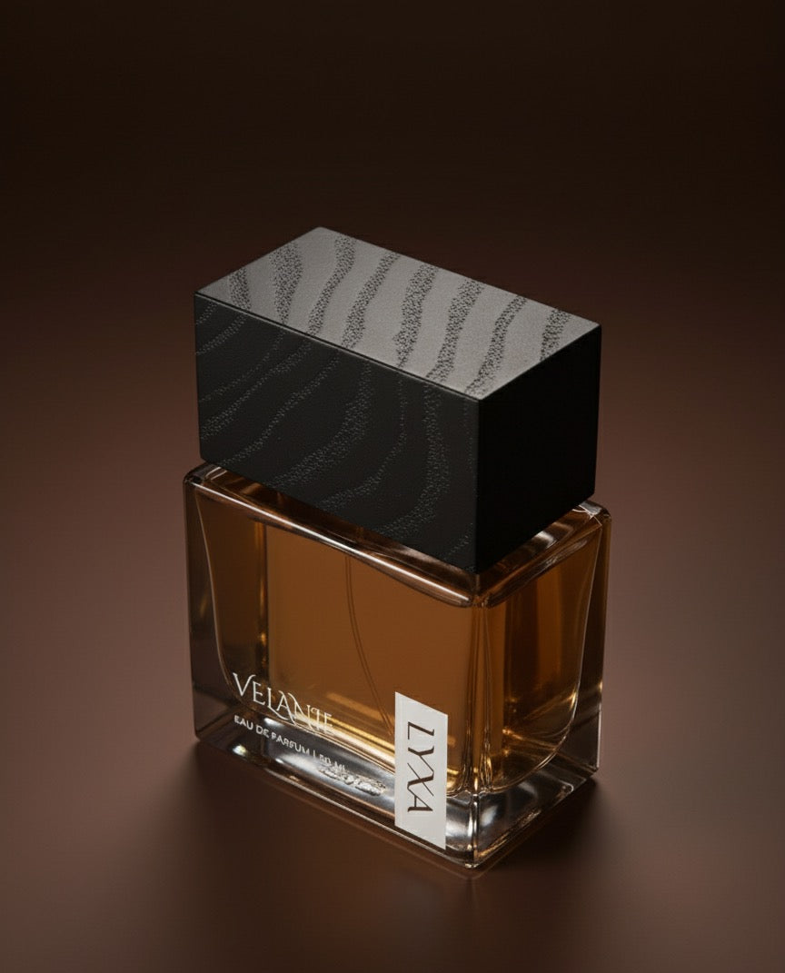 Velanie Perfume Packaging – Citrus, Aquatic & Musk Notes