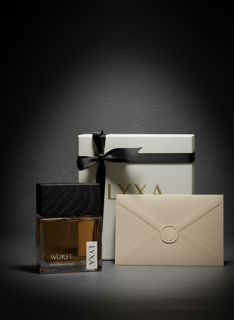 Lyxa Worst Perfume Bottle – Luxury Bold & Elegant Scent